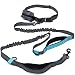 ActivPaws Premium Hands Free Dog Leash - Dual Bungee Waist Belt Adjustable Running Reflective Leash - Free Poop Bag Dispenser Pouch - Perfect Gift for Dog Owners with Medium and Large Dogs