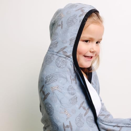 Image of Copper Pearl Premium Big Kid Hooded Towel Starships