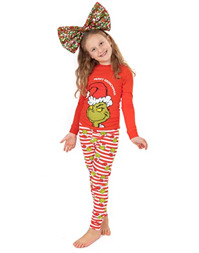 The Grinch Matching Family Christmas Pajamas Adults Kids Snug Fit2