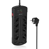 【Diseño de montaje en pared】 La Regleta Enchufes de alimentación usb tiene 2 muescas en la parte posterior que puede usar para que fijan a la pared para ahorrar espacio, incluidos bancos de trabajo, mostradores detrás del televisor, dormitorio, habitación de invitados, garaje, escritorio, debajo del escritorio / mostradores. La disposición diagonal de los enchufes le permite insertar incluso dispositivos voluminosos sin obstaculizar las otras entradas.