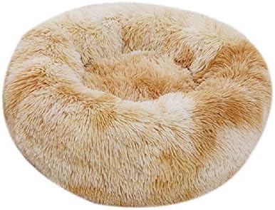 Vivi Bear Cat Bed Dog Bed Calming Dog Bed nest Extra Soft Comfortable Cute,Cat Cushion Bed Washable,Oval Donut Nesting Cave Bed Suitable for Cats and Small Medium Dogs
