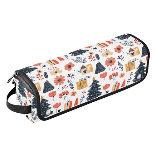 Bolsa de viaje para herramientas de cabello con dibujo de mármol, resistente al calor, para planchas, rizadores y accesorios de cuidado capilar miniatura 1