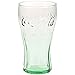 Genuine Coca-Cola Green Glass, Contour Glass Set of 4-16 oz. As Timeless as They are Functional! Vintage Inspired and Made of Georgia Green Glass, Embossed Coca-Cola Logo. A Classic Bell (4)