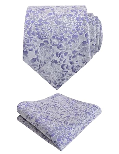 Image of Alizeal Mens 3.15'' Light Color Rustic Tie Handkerchief