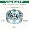 Idler Pulley kit for Traction Drive Belt Fits SCOTTS S1642 S2046 Low S Idler Pulley kit for Traction Drive Belt Fits SCOTTS S1642 S2046 Low S