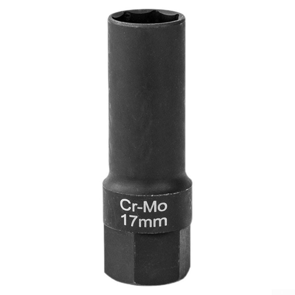 Zestaw kluczy nasadowych, 7-kątowy adapter grzechotkowy 17 mm do zastosowań antykradzieżowych opon samochodowych