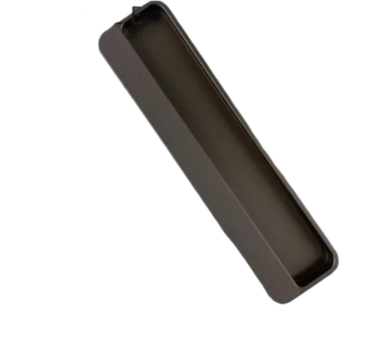 ATEUXOL Recessed Door Handles Simple Embedded Wardrobe, Barn Door, Handle Cabinet Sliding Hidden Folding(Coffee Color 200mm)