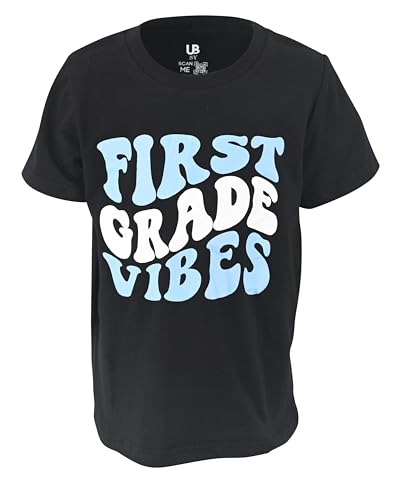 Image of Unique Baby Boys 1st Grade Vibes Only Back to School T Shirt