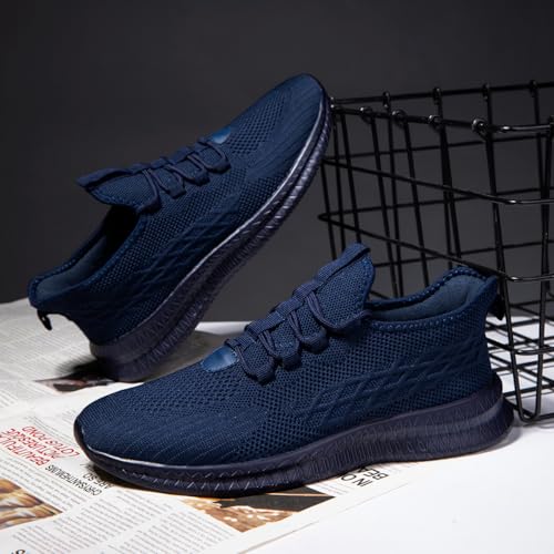 Image of DLWKIPV Running Shoes for Men Casual Slip on Tennis Walking Sneakers Lightweight Breathable Mesh Fashion Gym Athletic Sports Workout Non Slip Trainers