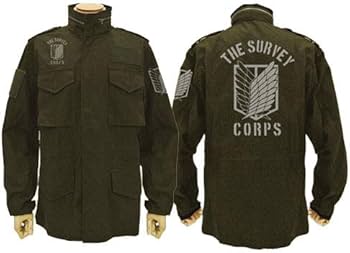 Amazon.co.jp: 進撃の巨人 調査兵団エンブレム M 65ジャケットモス L Amazon.co.jp: 進撃の巨人 調査兵団エンブレム M 65ジャケットモス L