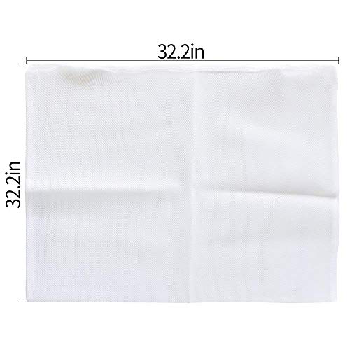 Reusable Mesh Bags, 2 Pack Washable Filter Bag for Fruit Wine Juice - intended for 10.7 Gallon Apple Wine Press