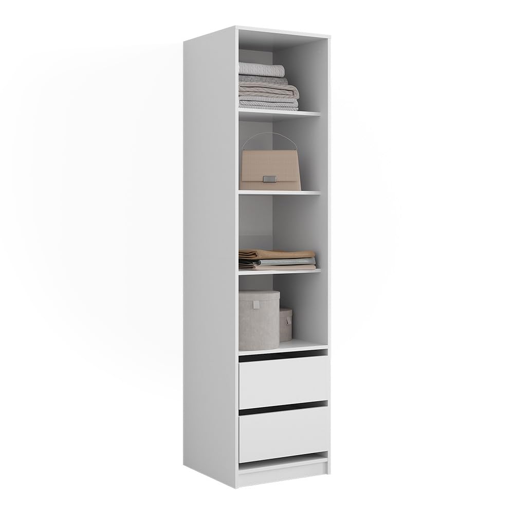 Vicco Armoire Elmo, Blanc, 50x200cm