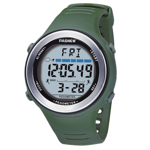 Image of PASNEW Boys' Watches - Dual Display, Large Dial Sport Watch, Black Outdoor Watch for Boys & Teens - Waterproof