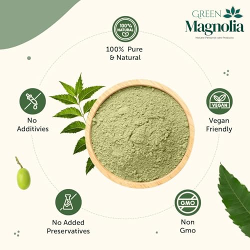 Image of Neem Leaf Powder for Face & Skin Natural & Chemical-Free Herbal Neem Powder Help in Tan Removal Clear-Looking Skin & Face Packs (50gm)