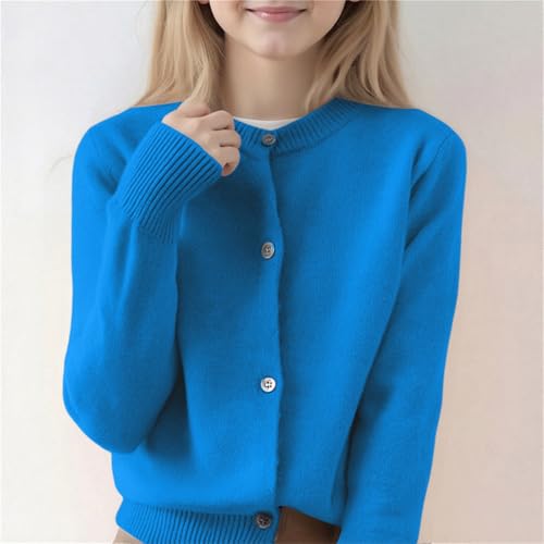 Boys Girls Cardigan Knit Sweater Toddler Kids Uniform Cute Lightweight School Cardigans Cable Fall Winter Sweaters2