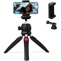 Polarduck Mini Treppiede, Treppiede Smartphone, Treppiede Fotocamera, Treppiede Telefono per...
