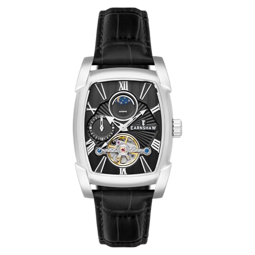 Montre automatique Earnshaw ES-8296-01 cadeau idéal pour homme avec son bracelet cuir