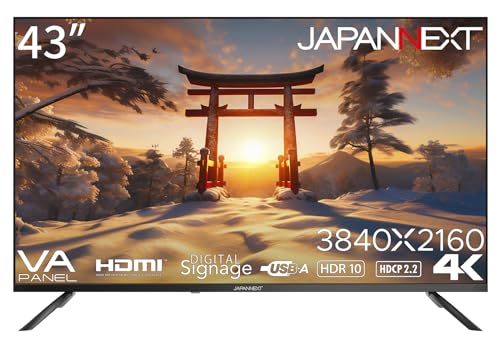 カエサル：4K 43インチディスプレイ JN-VT4300UHD JN-VT4300UHD 4kモニター 43型 UHDディスプレイ HDMI2.0 HDCP2.2