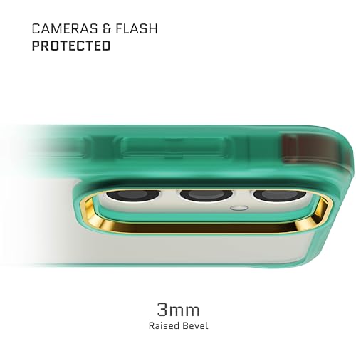 Image of Ghostek Covert Galaxy S24 Phone Case Clear with Military Grade Shockproof Protection, Non-Slip Grip, Protective Silicone Cover Designed for 2024 Samsung Galaxy S24 (6.2 inch) (Teal)