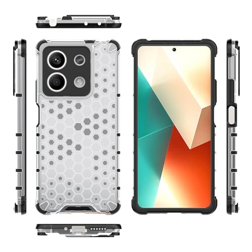 Image of Glasgow Back Case Cover Designed for [ Mi Redmi Note 13 5G ] (Stylish Look | Shock Proof) - Transparent
