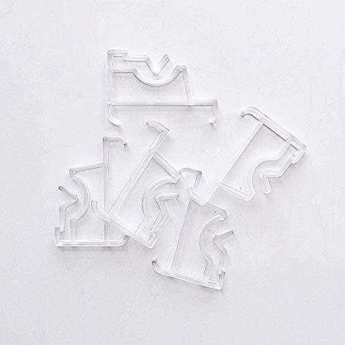 image for APUXON 20pcs Valance Clips 2inch Blinds Clips Clear Plastic for Window