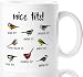 Jigfoxy Nice Tits Bird Mug, Funny Birds Coffee Mugs, Gifts for Bird Lovers Women Men - 11 Oz White