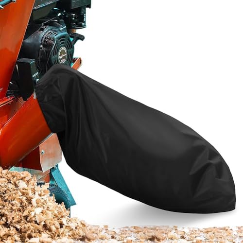 Sac à déchiqueteuse de bois, grande capacité, sac réutilisable pour débroussailleuse de bois, 61 x 122 cm