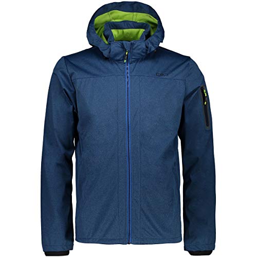 CMP Herren Softshelljacke Softshelljacke, Indigo Melange/Bamboo, 58,...