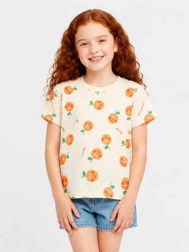 Image of LittleSpring Kids Short Sleeve Graphic T-Shirt 100% Cotton
