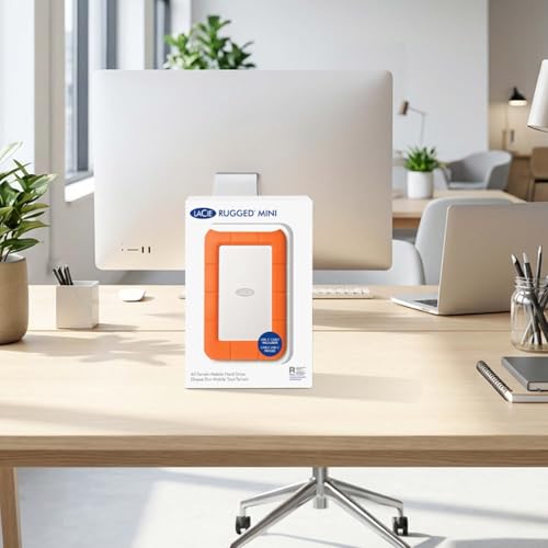 LaCie Rugged Mini 5TB, Hard disk esterno portatile, 2.5", per PC Mac iPad & iPhone, Data Rescue Service (STJJ5000400) - Hdd - Immagine 10