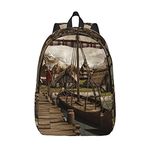 Sac à dos ordinateur portable idéal pour le bureau et les escapades à motif île tropicale