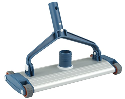 Fluidra 69694 Limpiafondos Aluminio 350 Blue Line Fijacion Palomilla, Blanco Y Azul