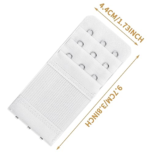 Aster 3 Pieces Bra Extenders 3 Hook 3 Row Lady's Soft Bra Extension Strap Comfortable Bra Extender for Women4