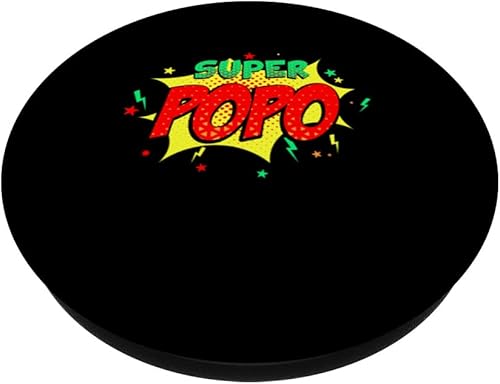 Miniatura 2 de Super Popo Comic Themed Style Superhero Fathers Day PopSockets Swappable PopGrip