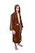 Star Wars Jedi Master Fleece Hooded Bathrobe Robe Brown