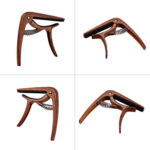 EURYTKS Accessoires d’instruments de Musique Capo de Guitare Portable en Alliage de Zinc, Pince à Variation de tonalité… - Les Beatles, Paul McCartney, John Lennon, RIngo Starr, George Harrison EURYTKS Accessoires d'instruments de Musique Capo de Guitare Portable en Alliage de Zinc, Pince à Variation de tonalité… – Image 4