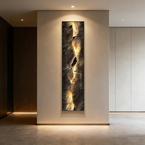 Art mural lumineux LED YAIUNHIQ decoration maison de standing
