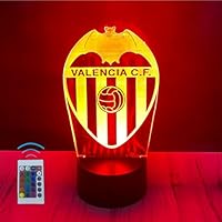 Riscko Lampara 3D Futbol Juguete de luz nocturna 3D, adecuado