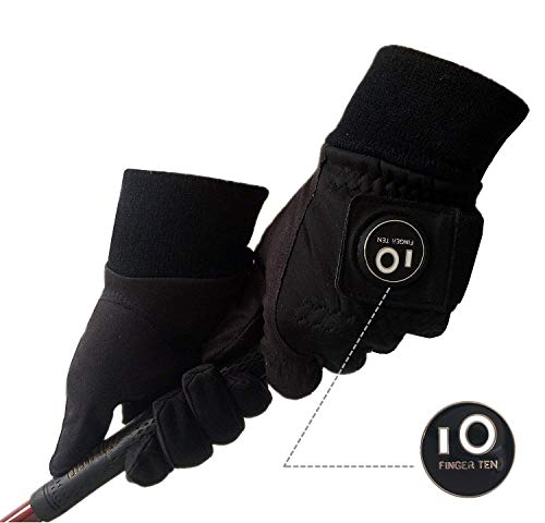 image for FINGER TEN Winter Golf Gloves Men with Ball Marker Grip Performance 1 