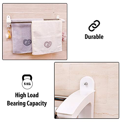 Image of HOKIPO Magic Sticker Series Self Adhesive Towel Holder for Bathroom (NEW-AR-2127)
