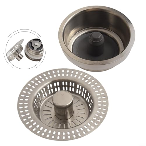 Colador de acero inoxidable 3 en 1 para fregadero miniatura 2
