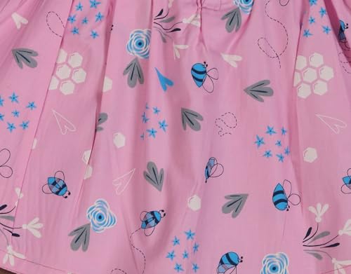 Image of Girls Pure Cotton Soft Frock with Astar, Printed Multicolor for Girl Child