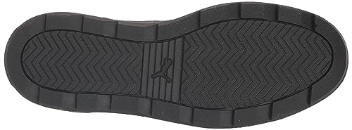 PUMA Women's Karmen Rebelle Lace Up Platform Sneaker Black/Gold 8 Medium US4