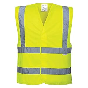 Portwest C470 Reflective Hi Vis Band and Brace Safety Vest Yellow, S/M