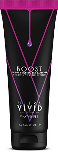 Norvell Ultra Vivid Color Collection Boost Color Building Tan Extender with Violet-Brown Tone Bronzers, 8.5 fl.oz.