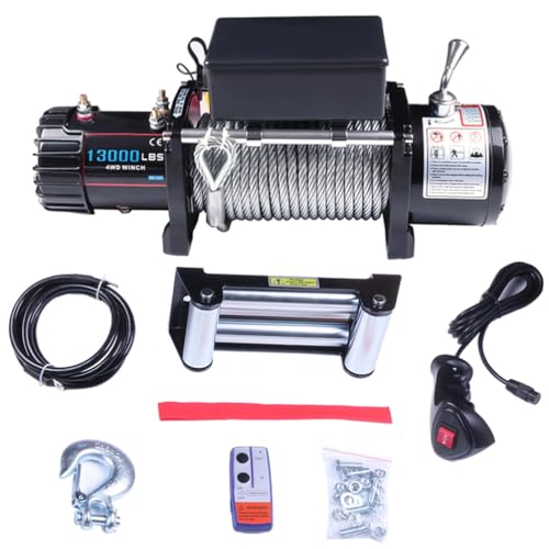 Winch eléctrico ECCPP 13000LBS para Jeep y camión miniatura 6