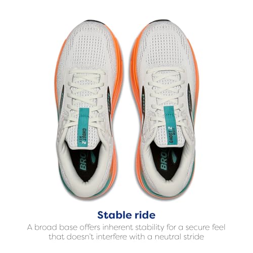 Image of Brooks Men's Ghost Max Suede /Leather Neutral Running & Walking Shoe