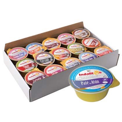 INDALITOS - Paté de atún - Bandeja de 45 monodosis de 25 grs