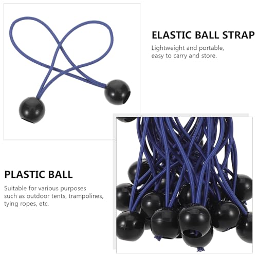 Cuerdas elásticas con bolas de poliéster ultra resistentes a la intemperie 4
