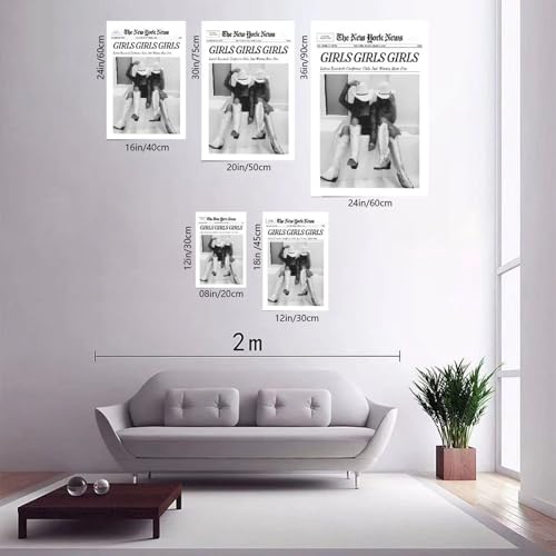 Poster rétro noir et blanc : le cadeau idéal de 50 x 75 cm - 4